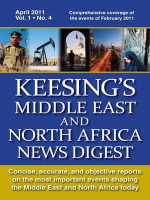cover image of Keesing's Middle East and North Africa News Digest, April 2011